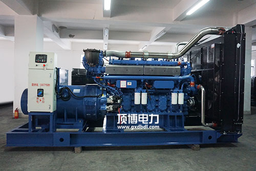 頂博電力承接廣西林達置業720KW玉柴發電機組安裝及項目降噪安裝工程