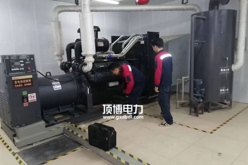 扶綏縣港華污水處理有限公司300KW上柴發電機配上海科浦